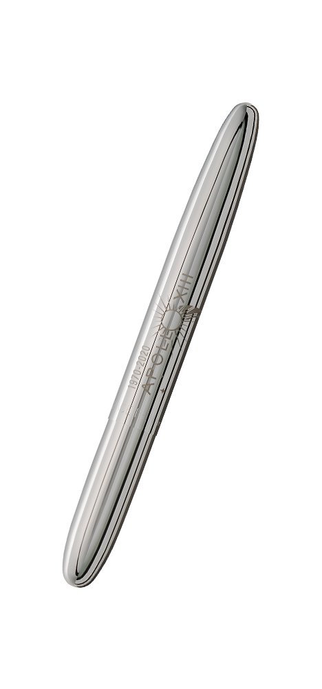 Chrome Bullet Space Pen, Clip, Apollo 13 50th Anniversary - Fisher