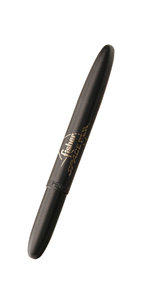 Fisher Space Pen Black Matte NASA Logo Bullet Space Pen with Clip Black Ink  Pen For Sale