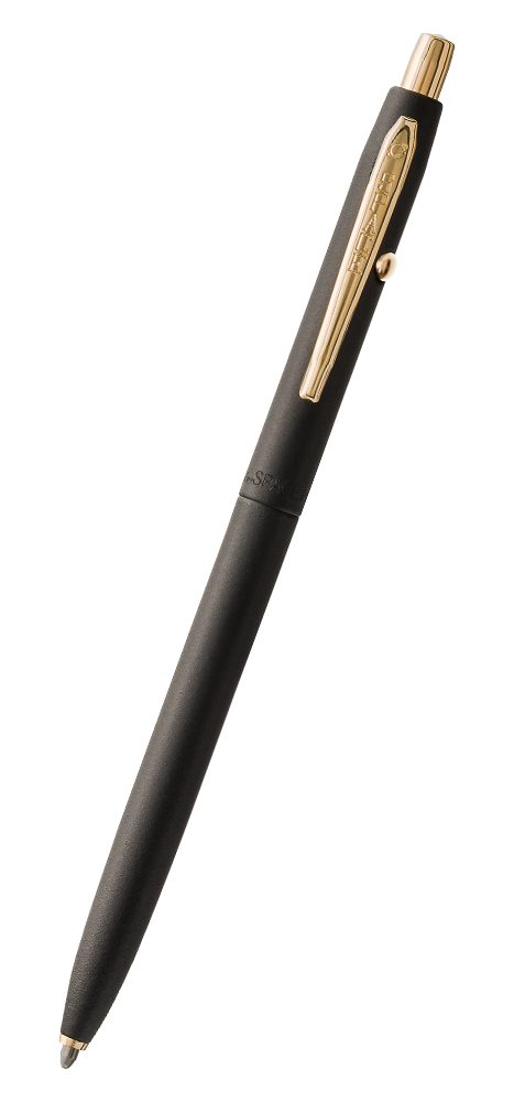 Matte Black Shuttle Space Pen, Chrome Accents - Fisher Space Pen