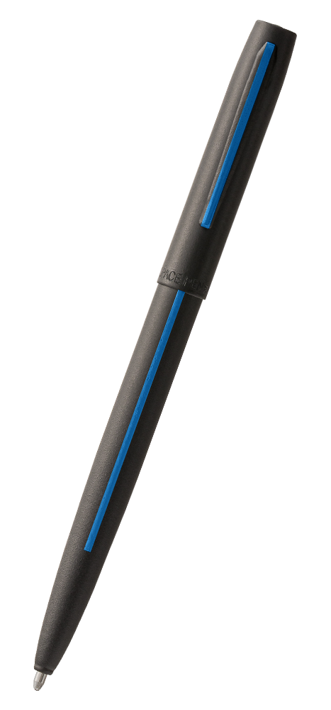 Matte Black Cap-O-Matic Space Pen, Law Enforcement - Fisher Space Pen