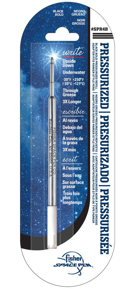 Turquoise Ink, Medium Point Space Pen Pressurized Refill - Fisher