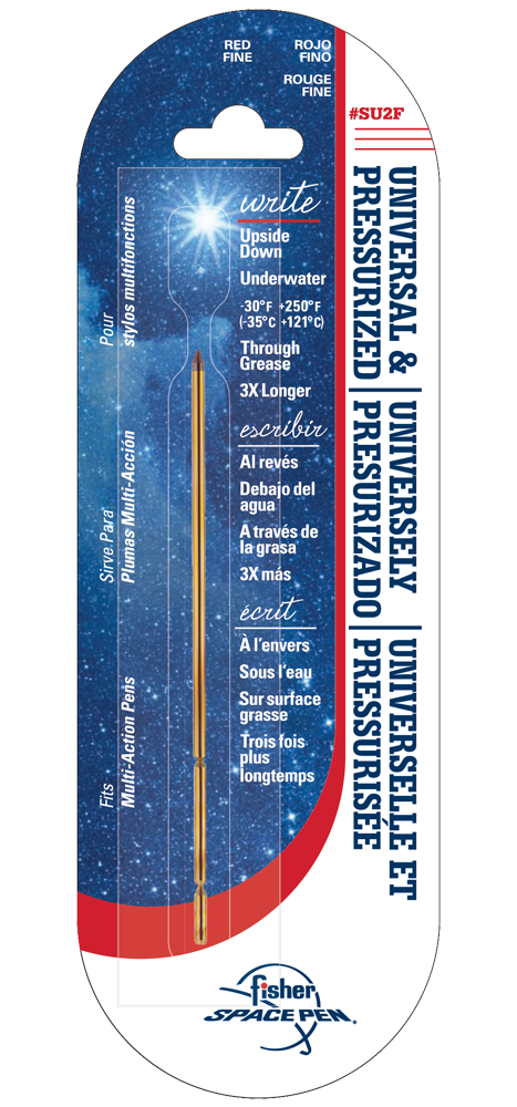 Blue Ink, Fine Point Fisher Pressurized Universal Cartridge